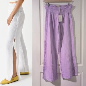 STARK X | Ashton Side Slit Pant In Lavender Purple
